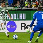 Aleksandar Pesic, a Ferencváros játékosa a Fizz Liga 9. fordulójában, a Ferencvárosi TC - Paksi FC mérkõzésen.