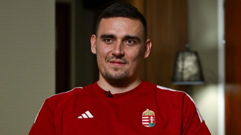 Bodó Richárd januárban, a válogatott tagjaként.