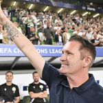 Robbie Keane, az FTC vezetőedzője a Qarabag elleni Bajnokok Ligája-selejtezőn.