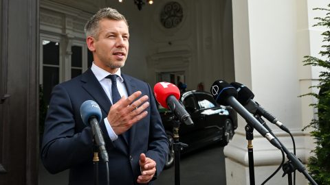 Magyar Péter Bécsben