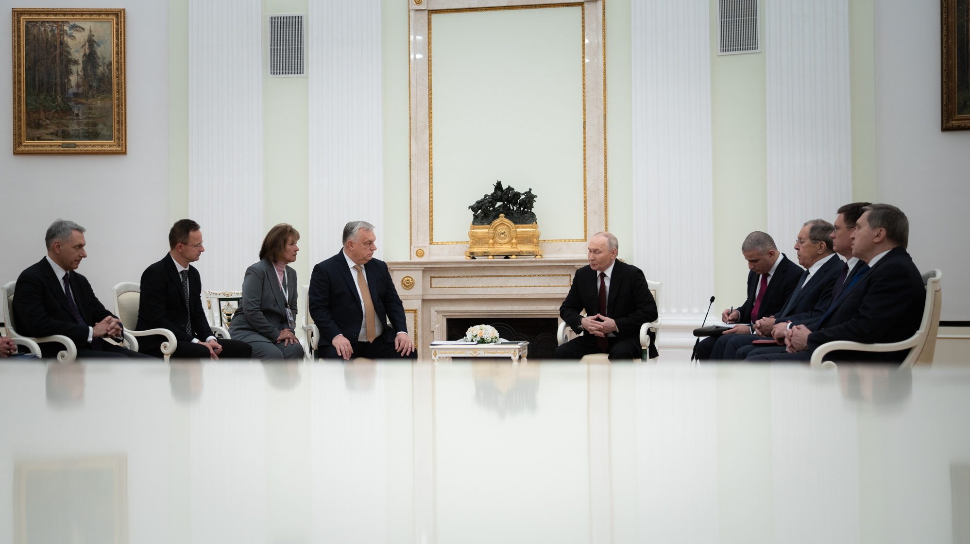 Orbán, Putyin, Szijjártó, Lázár