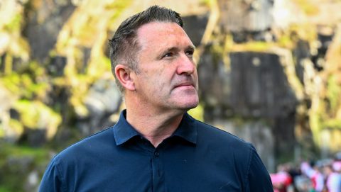 Robbie Keane, a Ferencváros vezetõedzõjeként az Európa Liga nyolcaddöntõjében játszott SC Braga - Ferencvárosi TC visszavágón.