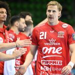 Bjarki Már Elisson a Veszprém játékosaként.