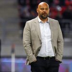 Feczkó Tamás, a Budapest Honvéd vezetőedzője a labdarúgó MOL Magyar Kupa elődöntőjében játszott Budapest Honvéd FC - Zalaegerszegi TE FC mérkőzésen.