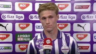 Fenyő Noah a Ferencváros elleni vereséget követő interjú során.