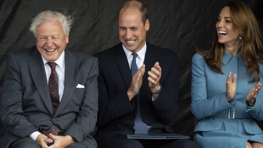 A walesi hercegi pár is felköszöntötte a 100 éves David Attenborough-t