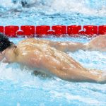 Milák Kristóf a párizsi olimpián.