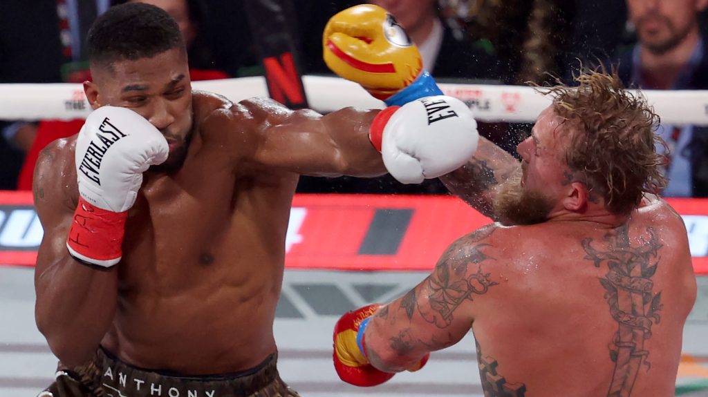 Elképzelhető, hogy Anthony Joshua véget vetett Jake Paul bokszolói karrierjének