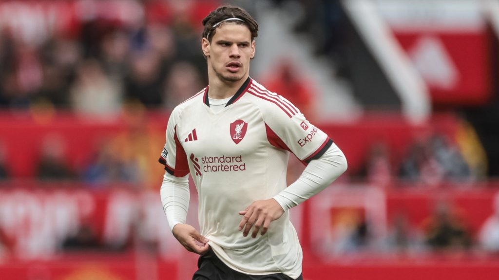 Kerkez Milos a Manchester United elleni mérkőzésen.