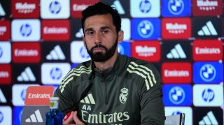 Álvaro Arbeloa, a Real Madrid vezetőedzője.