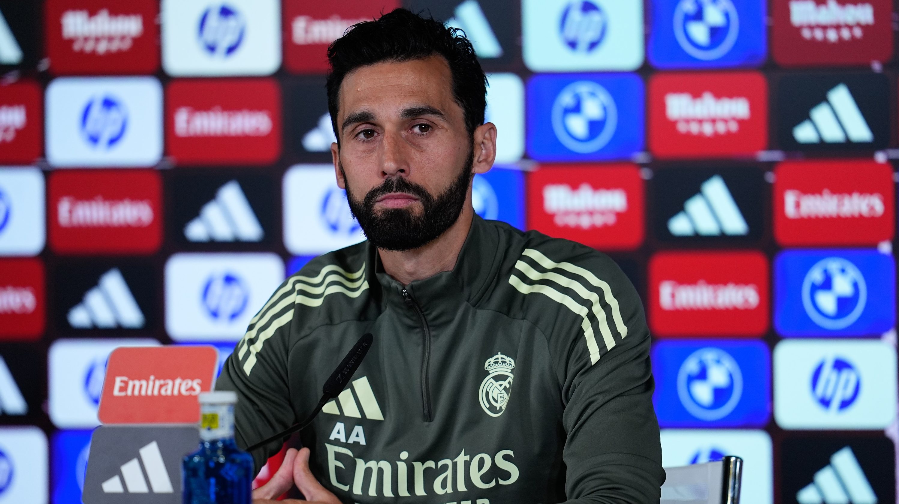 Álvaro Arbeloa, a Real Madrid vezetőedzője.