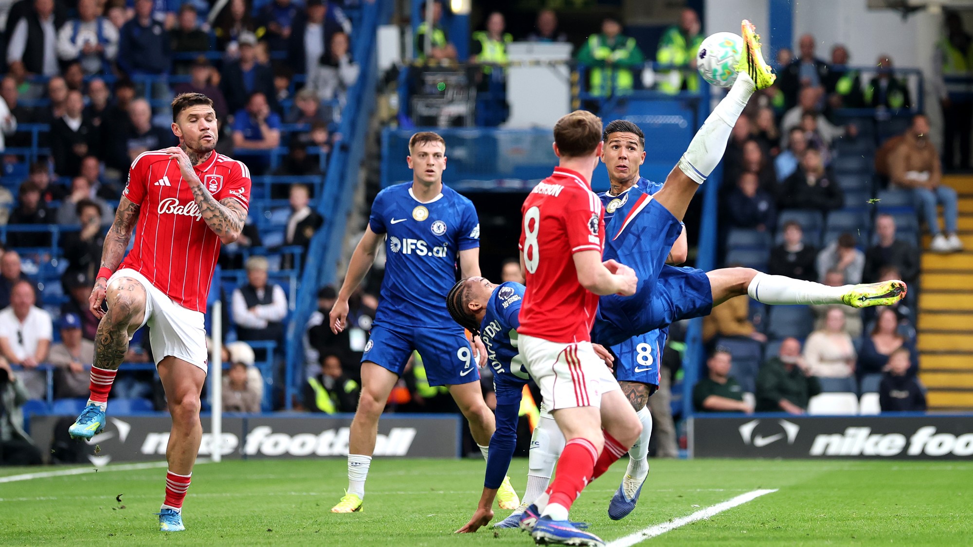 Joao Pedro ollózás premier league chelsea nottingham