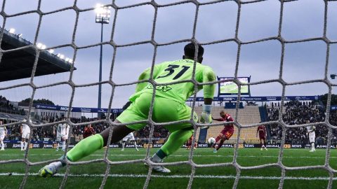 Donyell Malen tizenegyes parma roma 101. perc serie a
