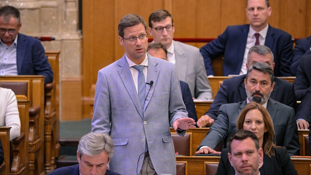 „ Jeleztem Gulyás Gergelynek, hogy sms-ben átküldöm neki a saját 2010-es dícsérő mondatait” – Magyar Péter leírta, mit mondott a parlamentben a Fidesz frakcióvezetőjének