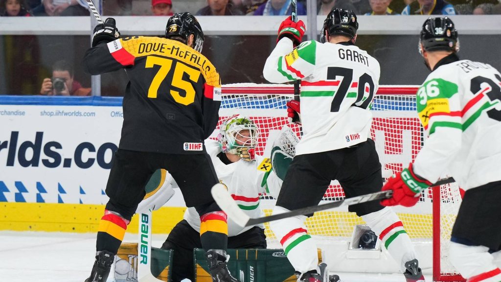 Hoki-vb: gyenge játékkal sima vereséget szenvedett a németektől a magyar válogatott
