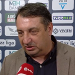 Hornyák Zsolt, a Felcsút vezetőedzője.