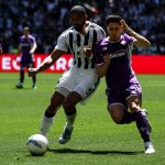 Fiorentina defender Fabiano Parisi (65) competes for the ball against Juventus defender Bremer (3) during the Serie A football match number 37 between Juventus and Fiorentina at the Allianz Stadium in Turin, Piedmont, Italy, on May 17, 2026. (Photo by Matteo Bottanelli/NurPhoto)