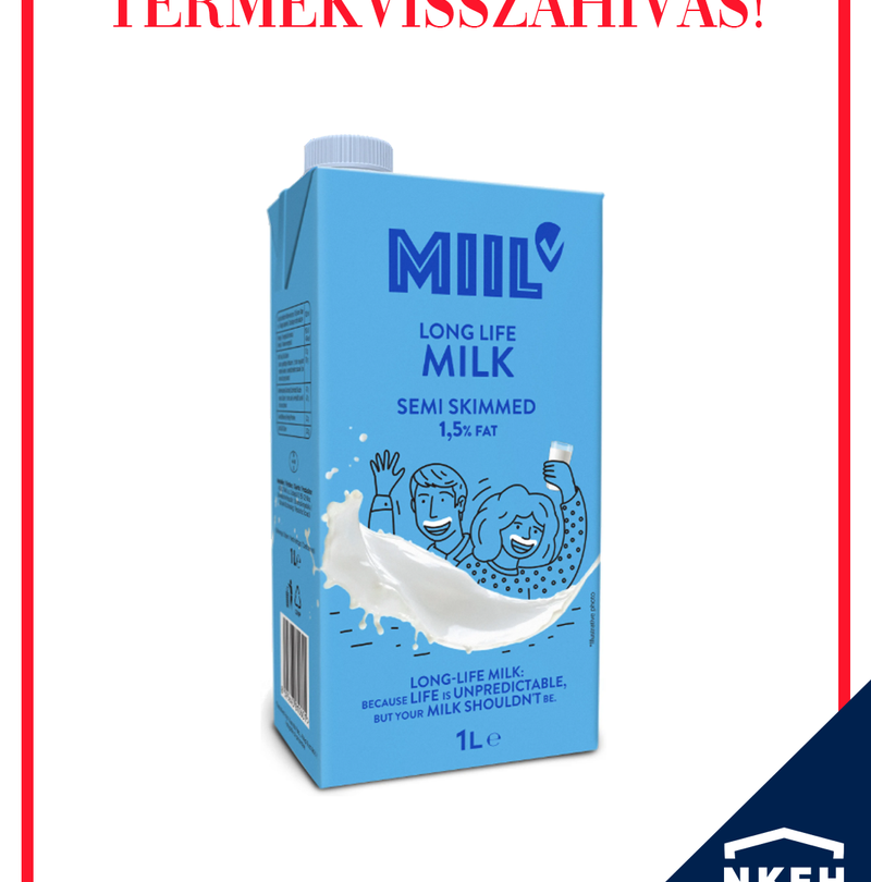 Visszahívták a kifli ízű tejet.