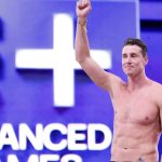 LAS VEGAS, NEVADA - MAY 24: Kristian Gkolomeev, winner of the men’s 50m free, is seen during the Enhanced Games at Resorts World Las Vegas on May 24, 2026 in Las Vegas, Nevada. Greg Doherty/Getty Images for Enhanced/AFP