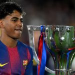 Lamine Yamal már háromszoros bajnok a Barcelonával.