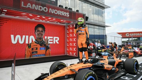 Lando Norris nyerte a miami sprintfutamot.