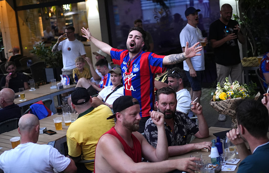 Békés szurkolók is voltak azért Lipcse központjában.