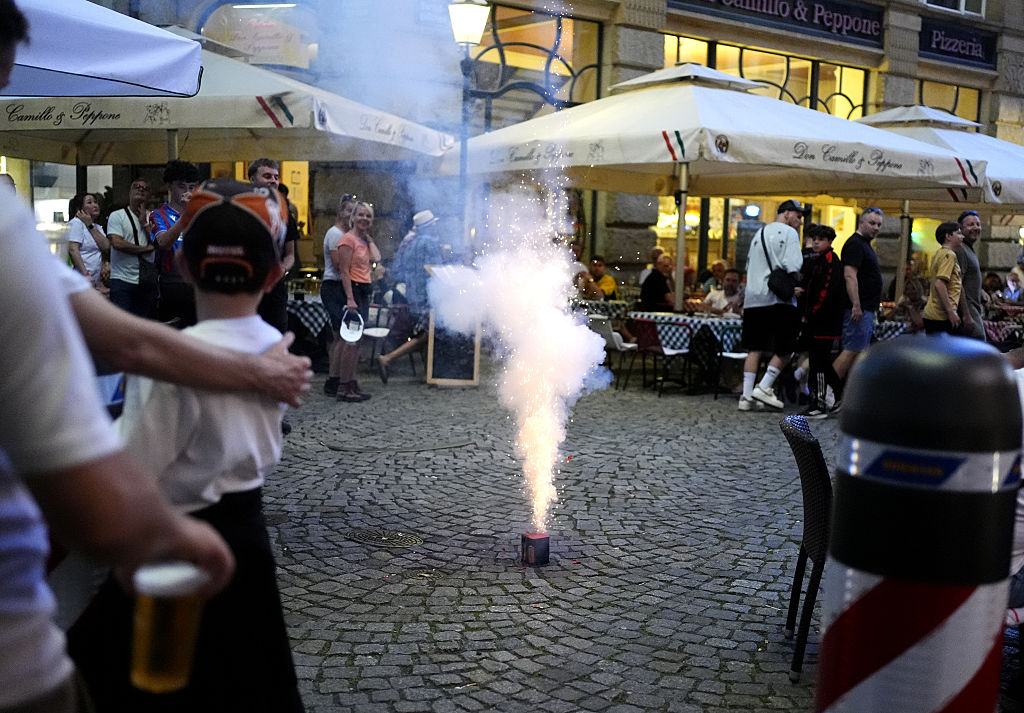 Békés szurkolók is voltak azért Lipcse központjában.