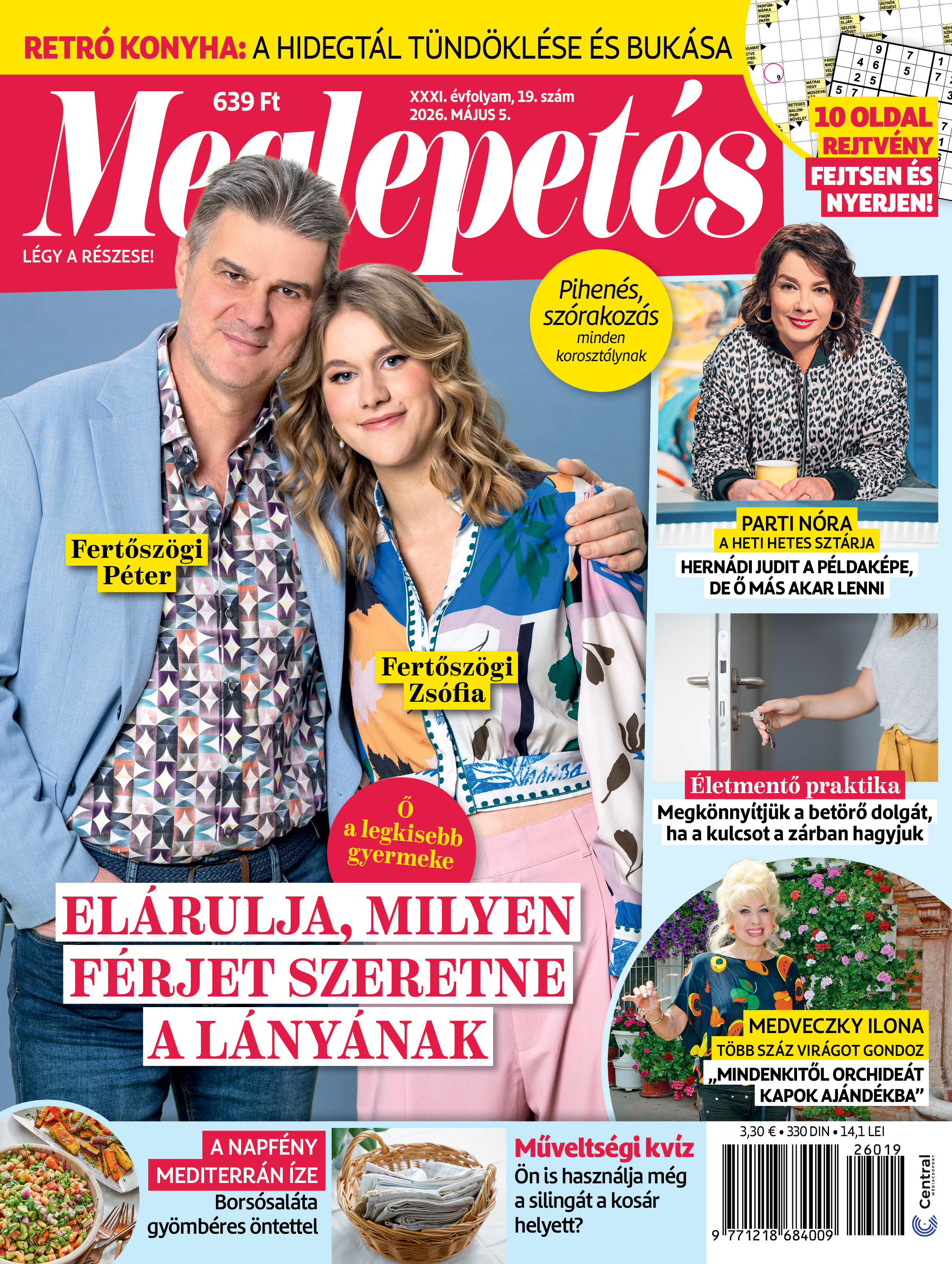 Fertőszögi Péter címlapon mutatta meg lányát, a többdiplomás Zsófit