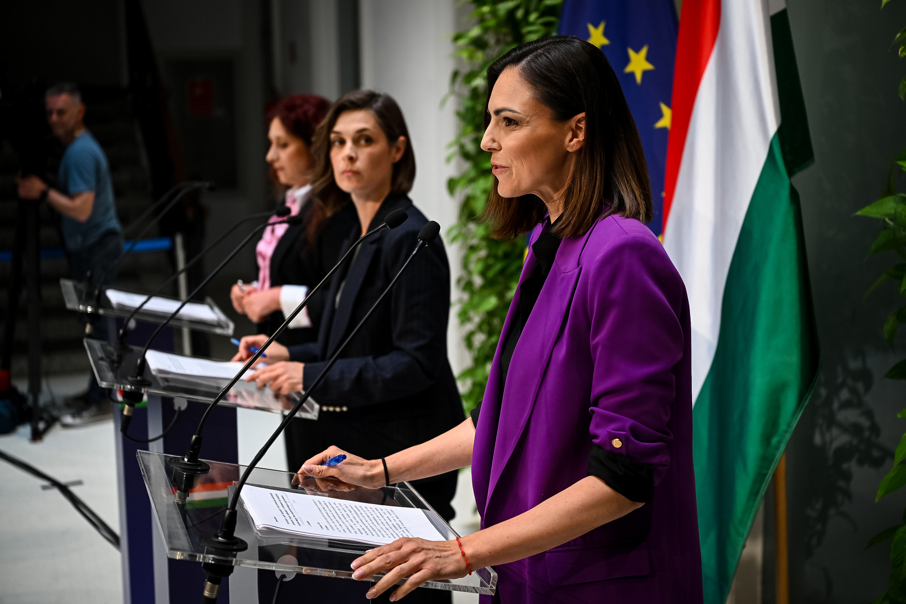 A második kormányülés utáni sajtótájékoztató 2026. május 18-án, Budapesten.