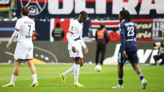 Ousmane Dembélé megsérült a PSG utolsó bajnokiján.