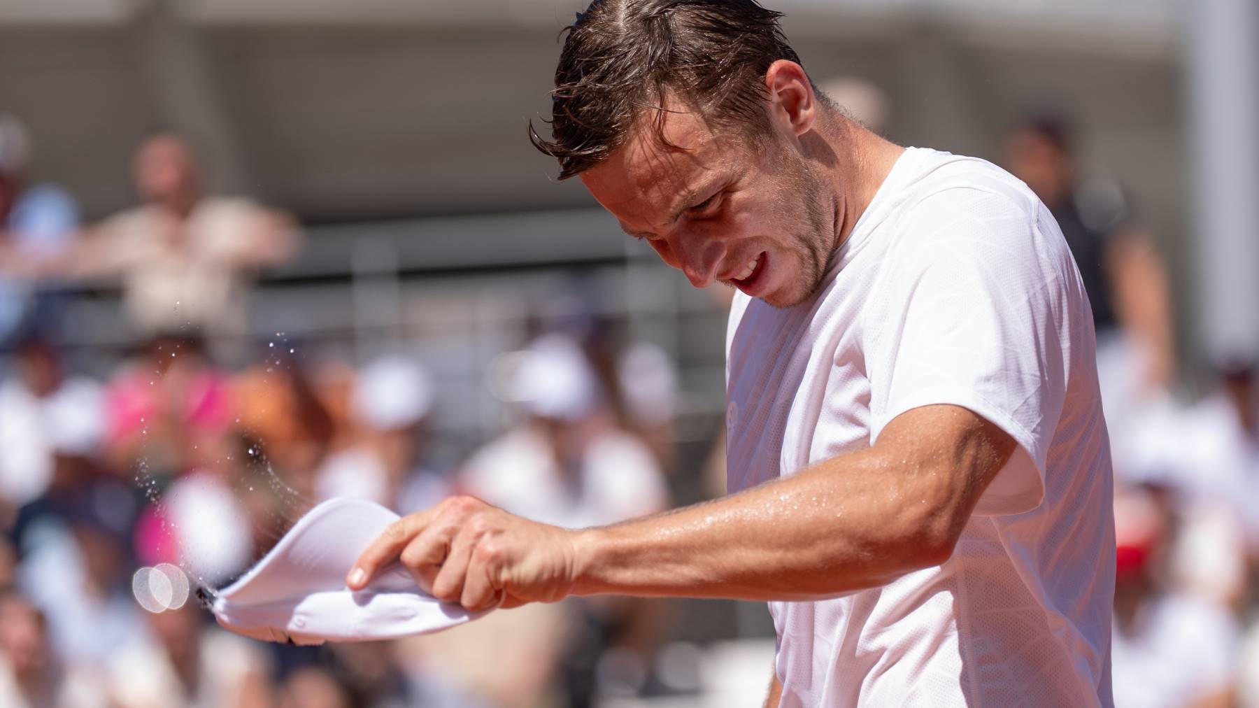 PARIS, FRANCE - MAY 26: Tallon Griekspoor of the Netherlands during Day Three of the 2026 French Open at Roland Garros on May 26, 2026 in Paris, France. (Photo by Marleen Fouchier/BSR Agency/Getty Images)