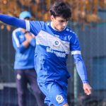 Tornike Kvarachelia novemberben, az U17-es bajnokságban.