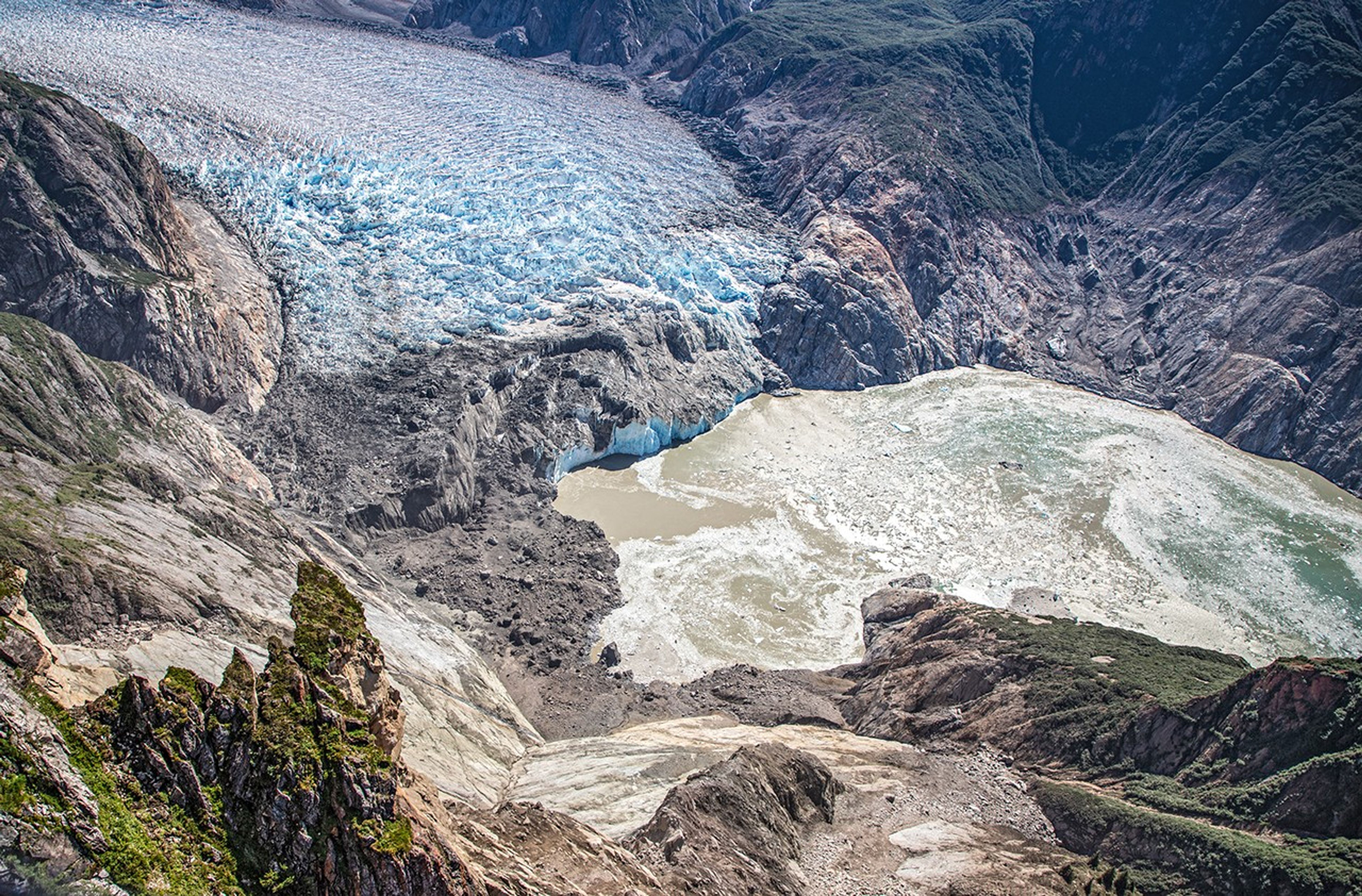 tracy arm fjord, visszahúzódás, megacunami, fotók, kutatás