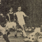 Az Újpest és a Ferencváros rangadója 1976-ban.