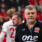 Xavi Pascual, a One Veszprém HC vezetőedzője a férfi kézilabda Bajnokok Ligája csoportkörében játszott One Veszprém HC – Kolstad Handball mérkőzésen a One Veszprém Arénában 2025. november 19-én.