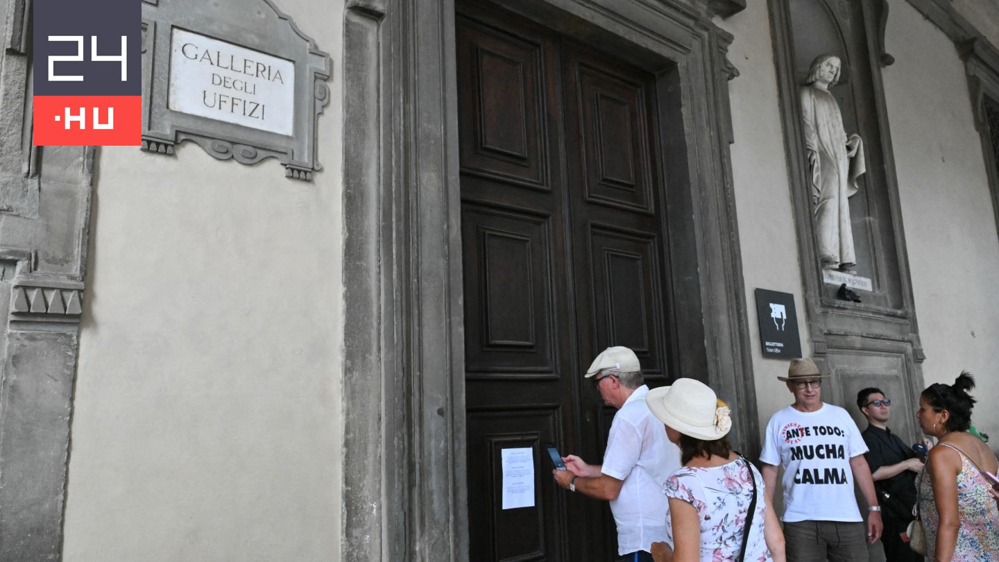 A legnagyobb hőségben romlott el a klímaberendezés a firenzei Uffizi-képtárban