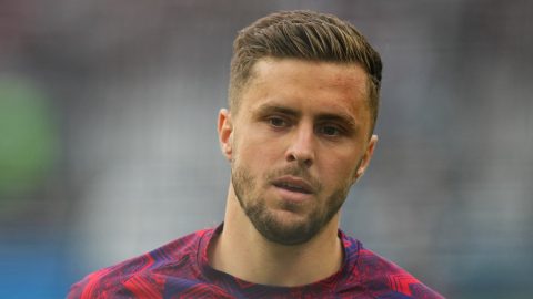 Christoph Baumgartner az RB Leipzig játékosaként.