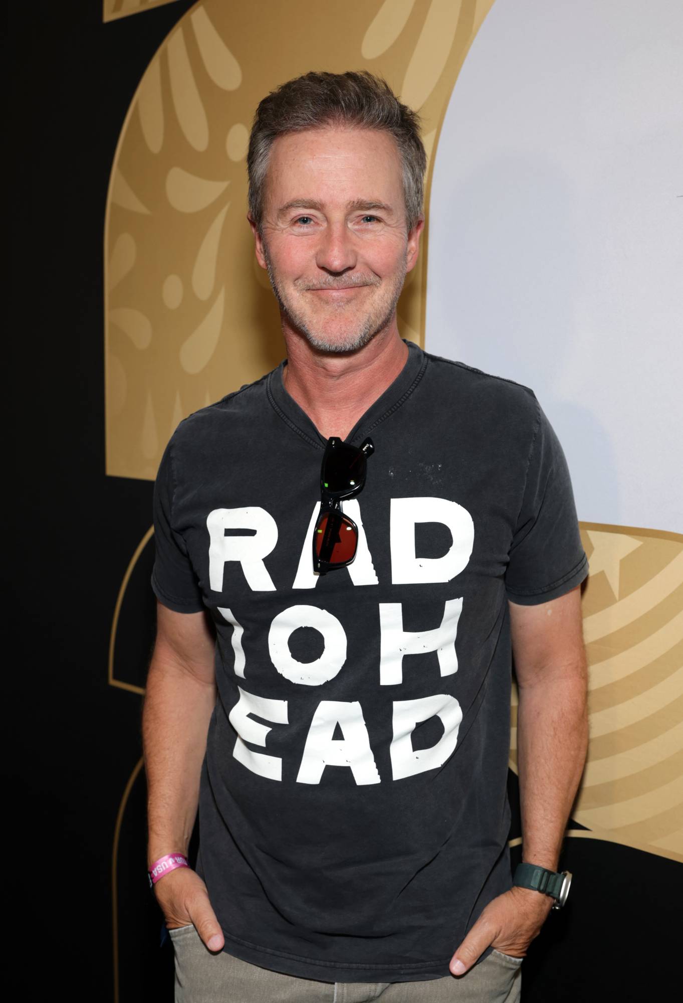 INGLEWOOD, CALIFORNIA - JUNE 25: Edward Norton attends the FIFA World Cup 2026 Group D match between Türkiye and USA at Los Angeles Stadium on June 25, 2026 in Inglewood, California. (Photo by Matt Winkelmeyer - FIFA/FIFA via Getty Images)
