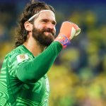 Alisson goalkeeper of Brazil after the match between Scotland and Brazil in the third round of Group C of the 2026 FIFA World Cup group stage at Miami Stadium, in Florida, United States, on Wednesday, June 24, 2026.(Foto: William Volcov/Brazil Photo Press/Brazil Photo Press) INTERNATIONAL