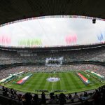 MEXICO CITY, MEXICO - JUNE 11: A general view inside the stadium at the Opening Ceremony of 2026 FIFA World Cup prior to opening match of the World Cup First Stage Group A match between Mexico and South Africa at Estadio Azteca (Mexico Stadium) in Mexico City, Mexico on June 11, 2026. Jose Hernandez / Anadolu