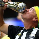 MIAMI GARDENS, FLORIDA - JUNE 24: A fan of Brazil enjoys the atmosphere before the FIFA World Cup 2026 Group C match between Scotland and Brazil at Miami Stadium on June 24, 2026 in Miami Gardens, Florida. Robert Cianflone/Getty Images/AFP
