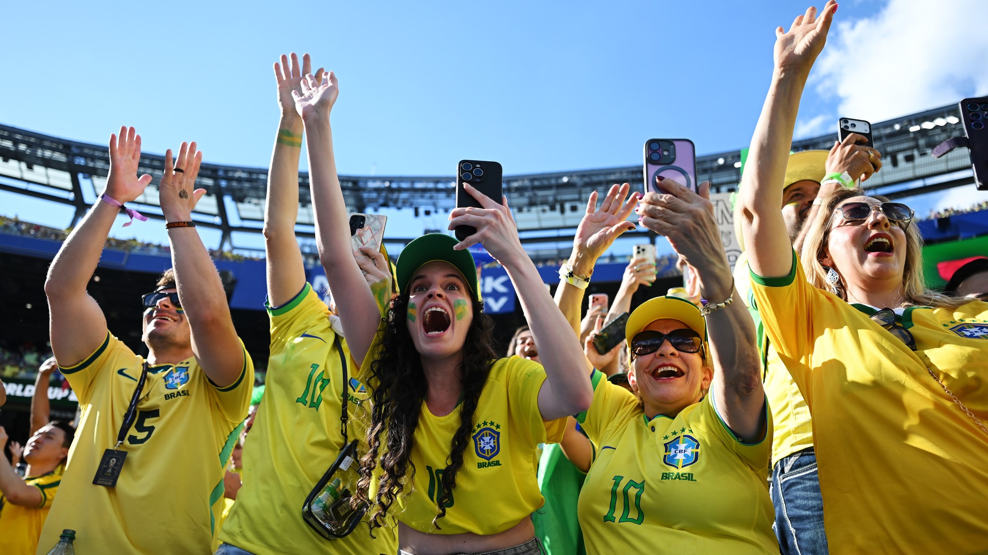 Brazil drukkerek a labdarúgó-világbajnokságon.