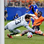 Brian Brobbey duplázott a holland-svéd meccsen.