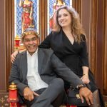 Joshi Bharat és Kiss Virág a 2024-es Story Csillagok gálán.