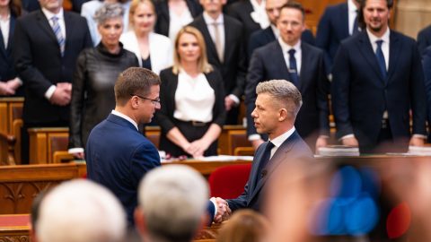 Országgyűlés alakuló ülése és beiktatási ceremónia 2026. május 9-én a Parlamentben és a Kossuth Lajos téren., Image: 1098102396, Fotó: Varga Jennifer / 24.hu