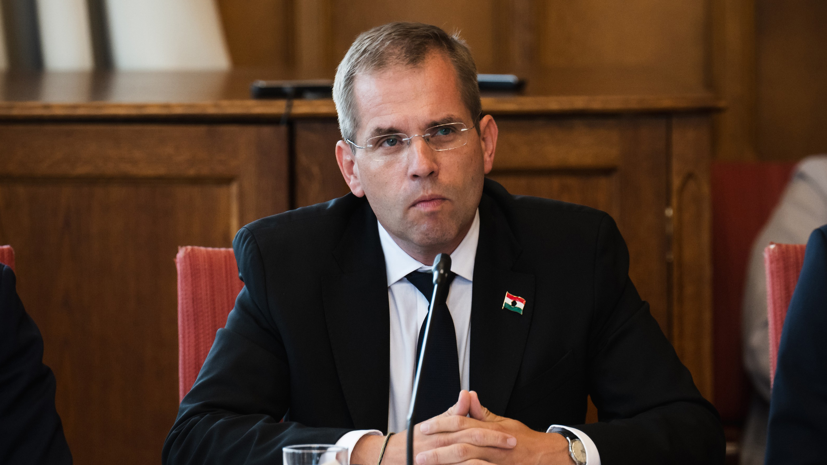 Ruff Bálint miniszterjelölti meghallgatása a Parlament Igazságügyi és Alkotmányügyi Bizottságában az Országházban 2026. május 12-én.