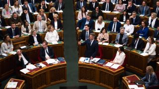 Magyar Péter, parlament