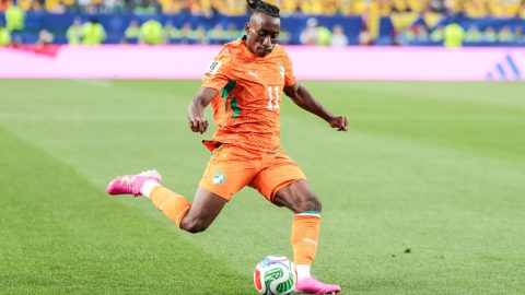 Yan Diomande player of Ivory Coast during the match between Ivory Coast and Ecuador in the first round of Group E of the 2026 FIFA World Cup group stage at Philadelphia Stadium, in Philadelphia, United States, on Sunday, June 14, 2026.(Foto: Vanessa Carvalho/Brazil Photo Press/Brazil Photo Press) INTERNATIONAL