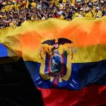 Fans of Ecuador, during a match between Ecuador and Germany , valid of the third round of Group E of the 2026 FIFA World Cup took place at the New York/New Jersey Stadium, in New Jersey, USA, on Thuesday afternoon, the 25th.