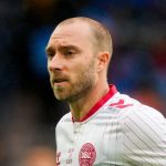 Christian Eriksen (Denmark) looks on during UEFA International Friendly, DR Congo and Denmark, Stade Maurice Dufrasne, Liege, Belgium on June 03 2026. (Photo by Ulrik Pedersen/NurPhoto)
